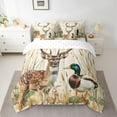 thumbnail image 2 of Feelyou Deer Duck Twin Bedding Sets 7-Piece, Rustic Western Cabin Bedding Comforter Set, 2 of 8