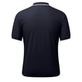 thumbnail image 6 of FUZHIQ Men's Slim Fit Short Sleeve Polo Shirts Contrast White Trim Collar , Breathable Soft Lightweight Multi Colors for Summer Golf Business Daily Wear,XXXL, 6 of 9