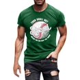 thumbnail image 1 of Menu2019s T-Shirt Décontracté à Manches Courtes avec Design Thème Baseball pour Confort et Usage Quotidien, 1 of 4