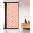 thumbnail image 2 of Window Privacy Film Pink Boho Stained Glass Window Film Decorative Sun Block Window Cover Aztec Southwest Geometric Ethnic Motifs Window Clings Static Adhesive Sticker for Bathroom 35.4"x78.7", 2 of 7