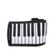 thumbnail image 2 of Portátil 61 Claves Roll-Up Piano Flexible USB MIDI Keyboard Electrónico Piano Rollo de la Mano Abanopi Enrollar el piano, 2 of 7