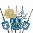 thumbnail image 5 of Big Dot of Happiness Happy Hanukkah Paper Straw Decor - Hanukkah Party Striped Decorative Straws - Set of 24, 5 of 8