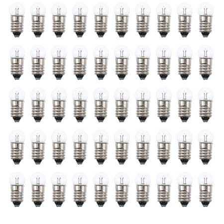 

50pcs Practical 3.8V E10 Round Small Light Bulb Physical Laboratory DIY Material