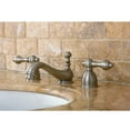 thumbnail image 2 of Kingston Brass KS3958AL Restoration Mini-Widespread Bathroom Faucet, Brushed Nickel, 2 of 3