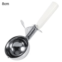 Grandest Birch Stainless Steel Fruit Mash Ice Cream Ball Scoop with Plastic Handle Kitchen Tool Durable Non Slip Kitchen Tool Ice