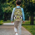 thumbnail image 3 of HUIACONG Dinosaur Print Large Capacity Lightweight Water-Resistant School Backpack for Students Ages 6-18, Durable Bookbag for Elementary Middle High School Boys Girls Back to School Gift, 3 of 7
