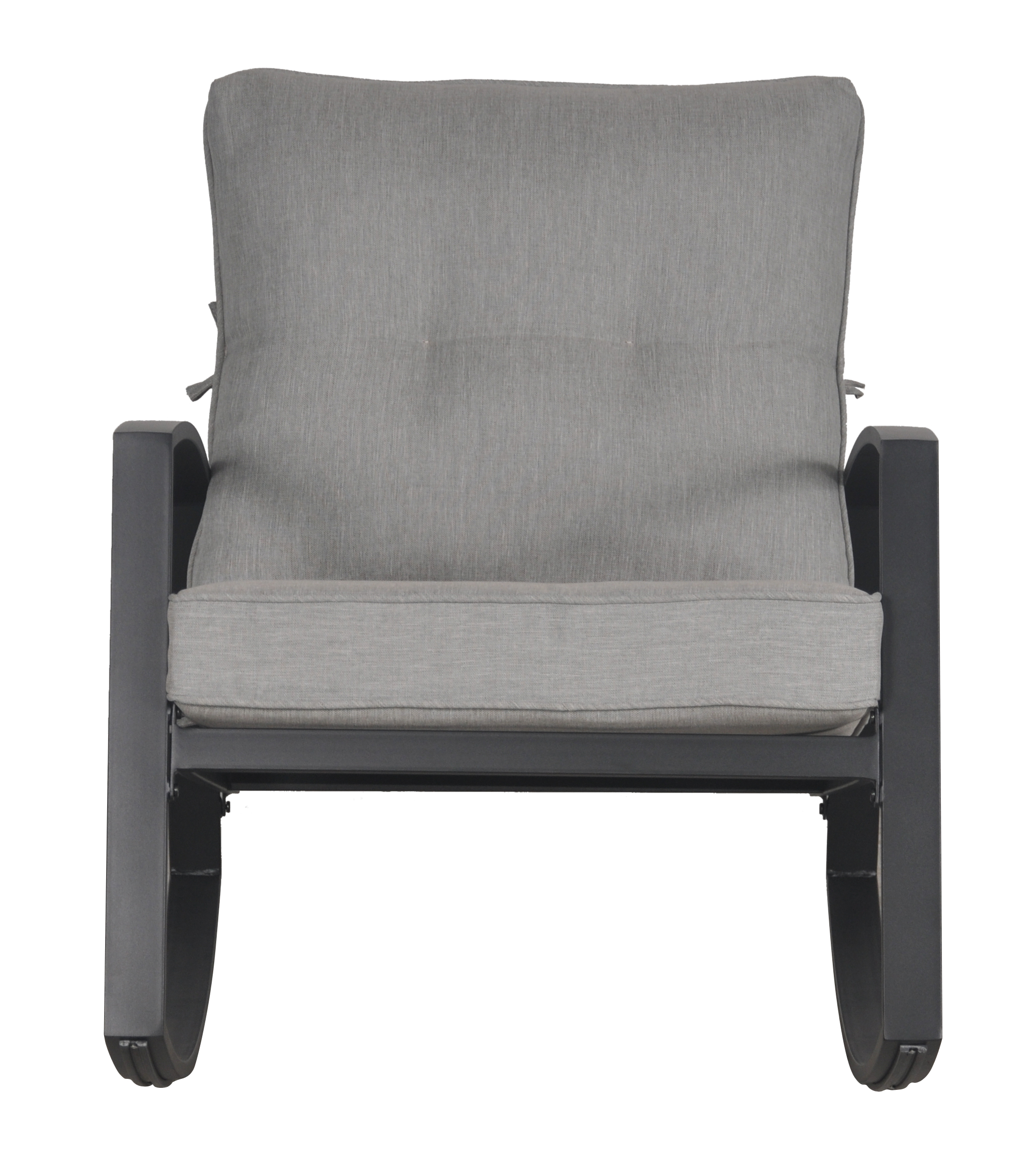 Mainstays Asher Springs 2-Piece Outdoor Furniture Patio Rocker Set -Grey - image 4 of 8