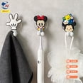 thumbnail image 2 of Soporte para cepillos de dientes de Mickey Mouse Minnie Mouse Stitch de Disney para niños, estante montado en la pared de dibujos animados de Anime, juguetes de adorno para cocina y baño, 2 of 2
