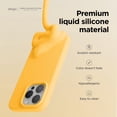 thumbnail image 3 of Funda de silicona líquida Elago para iPhone 15 Pro Max de 6.7 pulgadas, 3 of 6