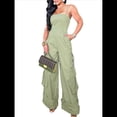 thumbnail image 1 of Mono de Mujer, Mono de Pierna , Mono con Múltiples Bolsillos Verde S, 1 of 7