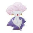 thumbnail image 1 of ID 7467 Fancy Woman Model Patch Mannequin Display Embroidered Iron On Applique, 1 of 1