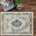 thumbnail image 5 of Maples Rugs Caprice Bohemian Medallion Living Room Area Rug for Indoor, 5' x 7', Blue, 5 of 5