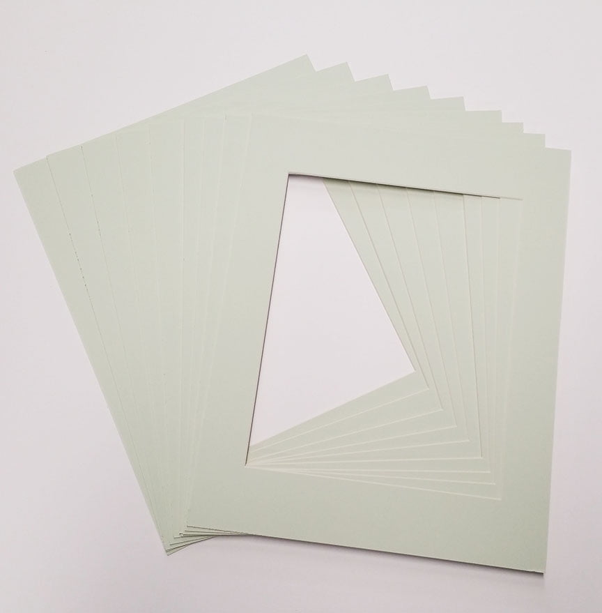 20x20 White Picture Mats with White Core for 16x16 Pictures Fits