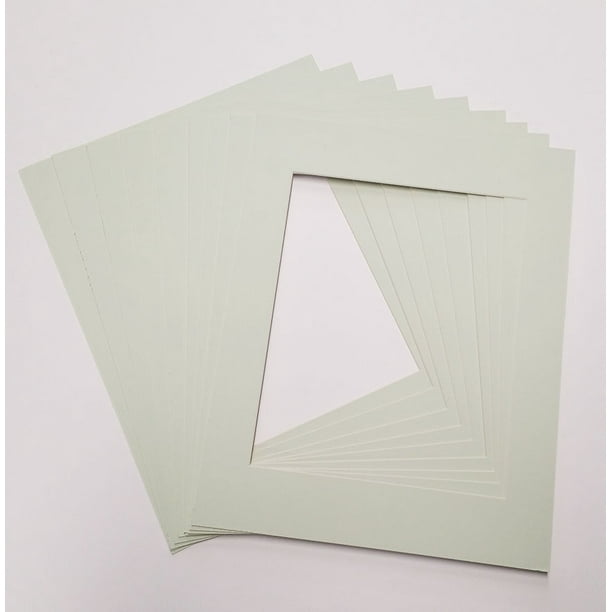 12x12 White Picture Mats with White Core for 8x8 Pictures Fits 12x12