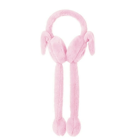 

VEAREAR Jumping Earmuffs Fine Plush Cold-resistant Rabbit Design Winter Warm Ear Warmer for Outdoor