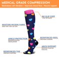 thumbnail image 3 of 7 Pairs Medical Sport Compression Socks - 15-20mmhg Graduated Knee-High Support for Men & Women, Ideal for Soccer, Running, and Nurses, 3 of 7