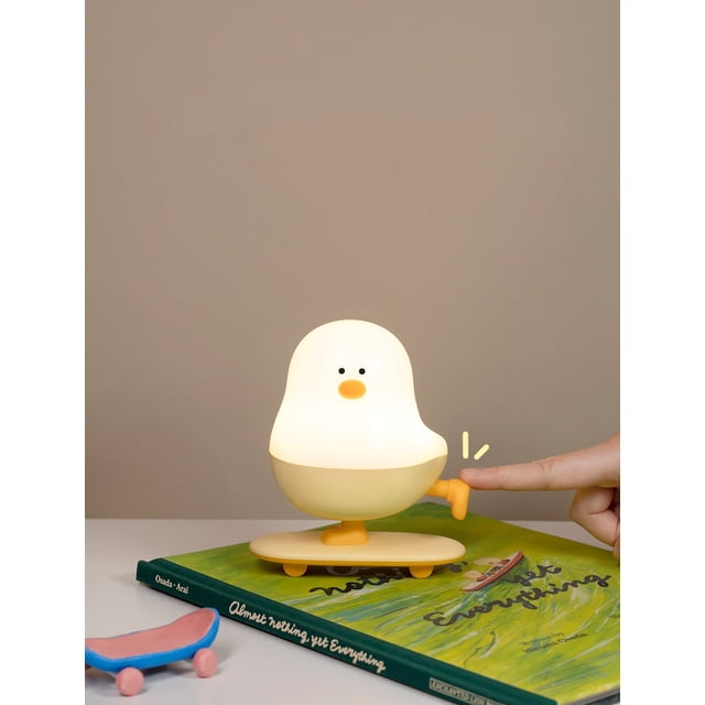 Cameland Sliding Chicken Infinitely Adjustable Night Light LED Children Bedside Baby Feeding Eye Protection Desktop Gift Night Light