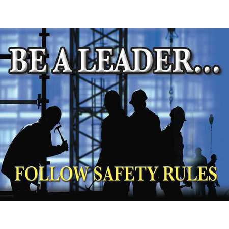 ACCUFORM PST113 Poster,Be A Leader,18 x 24 In.