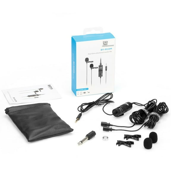BY-M1DM Microphone Dual-Purpose Mic for Smartphone, DSLR, Camcorders, Audio Recorders, PC TAPDRA Accessories