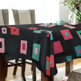 thumbnail image 5 of Yayeee Tablecloths 60" x 108" Rectangle Wrinkle Resistant Party Table Cover, Red Block Pattern, 5 of 8