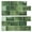 Green, variant on Art3d 20-Pack 12" x 6" Peel and Stick Kitchen Backsplash Tile, Vinyl Stick On Subway Tile in Green