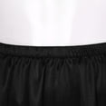 thumbnail image 5 of Yruioon Women's Underskirt Satin Half Slip Anti Static Elastic Waist Petticoat in 6 Different Length 90cm Black 3XL, 5 of 7