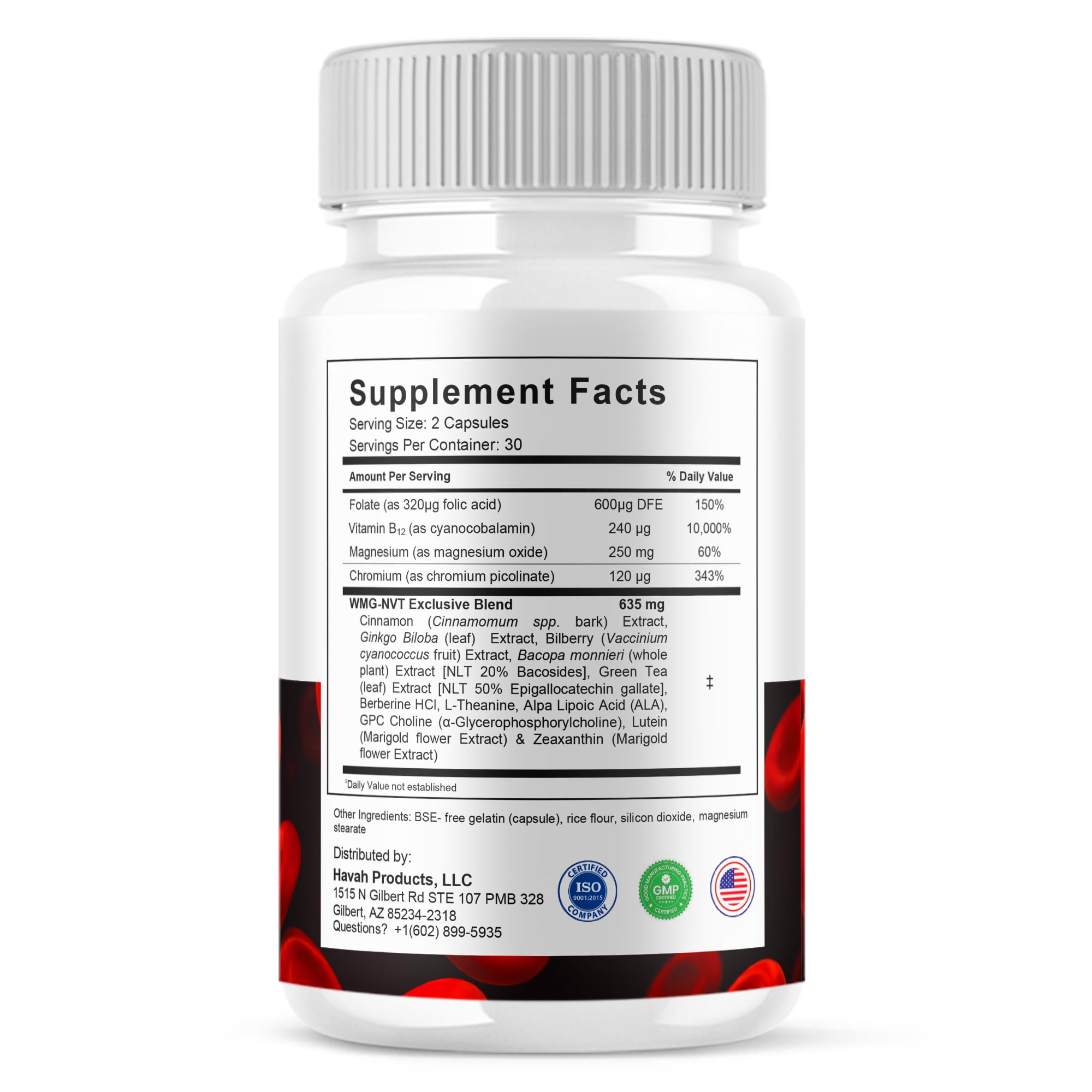 (2 Pack) Blood Pril Blood Wellness Pills, BloodPril Premium Support (120 Capsules)