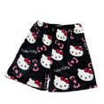 thumbnail image 2 of Cartoon Cat Pajama Pants Hellow Cat Indoor Pants For Women Girls Cute Cat Flannel Comfy Sleep Bottoms, 2 of 6
