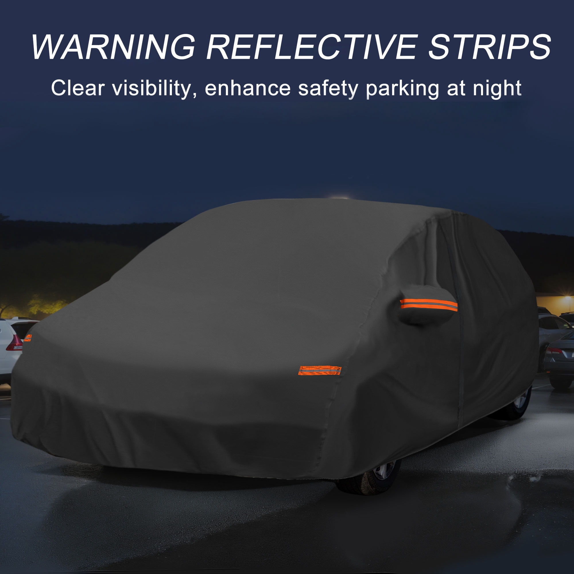 Unique Bargains Aluminum Car Cover for Subaru Legacy Wagon 192.91"x72.83"x53.15"