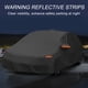 thumbnail image 5 of Funda de coche Bargains de aluminio para exteriores, impermeable, con cremallera en la puerta del conductor, negra para Subaru Legacy, 5 of 7