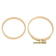 thumbnail image 3 of Rdeghly Hand Embroidery Hoop Wooden Circle Frame for Cross Stitch Embroider Needle Arts DIY Tool, Embroidery Hoop,Embroidery Frame, 3 of 7