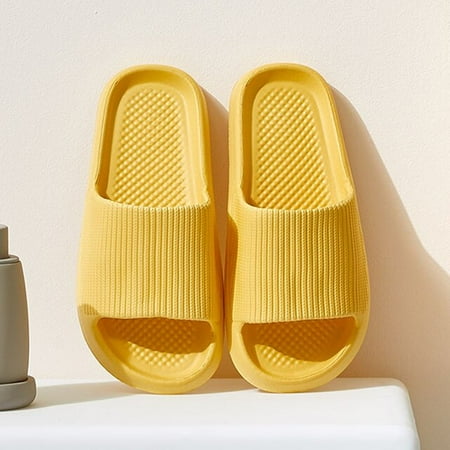 

CoCopeaunt Soft Home Slippers Sandals for Women Summer Fashion EVA Beach Flip Flops Woman Men Indoor Mute Non Slip Bathroom Slippers