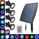 thumbnail image 5 of Luces Solares De Paisaje, 4 En 1 Luz Solar IP68 Luces De Paisaje Impermeables Luz De Acuario Profesional Para Jardines Tanques De Peces, Céspedes, Estanques, Prados, Caminos ANGGREK Otros, 5 of 8