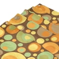 thumbnail image 7 of Psychedelic Yellow Circles Rounds Pattern Shower Curtain, Waterproof Bath Curtains for Bathroom Decorations, 72 x 72 inches, 7 of 7