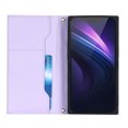 thumbnail image 4 of For Iphone 14 Pro Max Grid Texture Lanyard Zipper Leather Phone Case(Purple),iPhone 16 Plus, 4 of 6