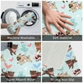 thumbnail image 4 of Xecao Cute Pug Dogs print Flannel Mat: Non-slip, 16x24in. Ideal for kitchen, bedroom, bath & living room., 4 of 9