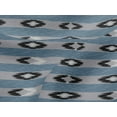 thumbnail image 4 of oneOone Tissu Jersey Viscose Rayé Imprimé Ikat BTY 60 Pouces de Large, 4 of 4