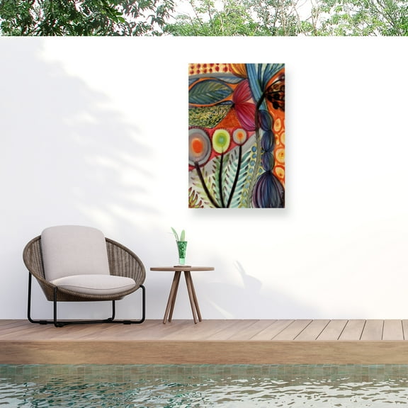 Sylvie Demers 'Vivaces' Outdoor All-Weather Wall Decor