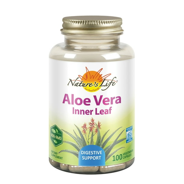 Nature's Life Aloe Vera Inner Leaf Skin Health, Digestive Support