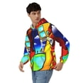 thumbnail image 4 of Lsque Geometry Dash for Mens Full-zip Hoodie, Zip-up Pullover Hooded Sweatshirt, Kangaroo Pocket Hoodie Ideal for Daily Wear, Travel, and Home-3X-Large, 4 of 8