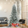 thumbnail image 3 of Árbol de Navidad Artificial Costway Cubierto de Nieve 210 cm 1119 Puntas de PVC y PE 620 Luces LED, 3 of 4
