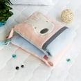 thumbnail image 5 of Pink RabbitFleece Throw Blanket Pillow Cushion / Travel Blanket (28.3"-35.1"), 5 of 5