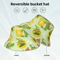 thumbnail image 5 of Daiia Cartoon Dinosaurs Pattern Bucket Hat - Trendy Cotton Sun Hat for Beach, Golf, Fishing - Fun Outdoor Vacation Boonie for Men and Women, 5 of 9