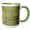 Green/White, variant on 3drose, Canada, B.c., a Female Bufflehead Leads Her Ducklings on a Quiet Pond., 11oz Magic Transforming Mug