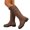 D, variant on Knee High Riding Boots for Women Trendy Buckle Strap Lug Sole Round Toe Low Heel Zipper Tall Motorcycle Booties