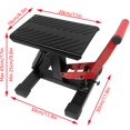 thumbnail image 7 of 330 lbs Motorcycle Jack Lift Stand, Heavy Duty Steel Hydraulic Dirt Bike Stand Lift with Adjustable Height Hoist Table for Pit Bikes ATVs Maintenance, Motorbike Repair Accessories Tools, 7 of 7