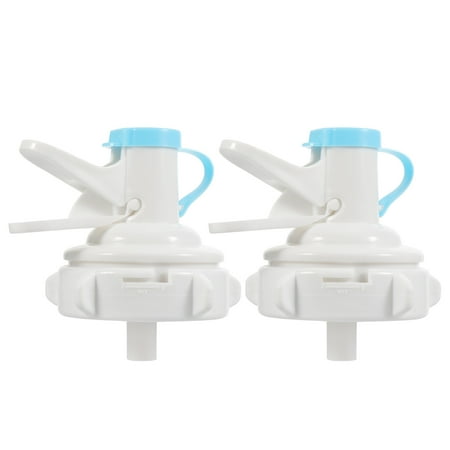 

2pcs Outdoor Barreled Water Nozzle Flat Mouth Pure Water Bucket Accessories