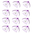 thumbnail image 2 of 20 bolsitas de organza vacías con cordón para lavanda, hierbas y especias. Color morado., 2 of 8