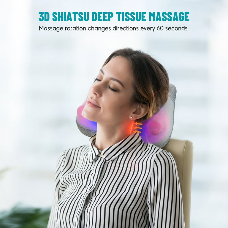 Back and Neck Massager with Heat - Neck Shoulder Massager – Massage Medik