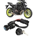 thumbnail image 4 of Interruptor de llave de encendido Sailing para Yamaha Grizzly YFM 350 550 660 700 Negro, 4 of 9